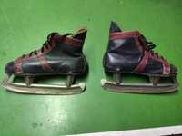 Stare łyżwy hokejowe Labos Krosno oldshool retro prl