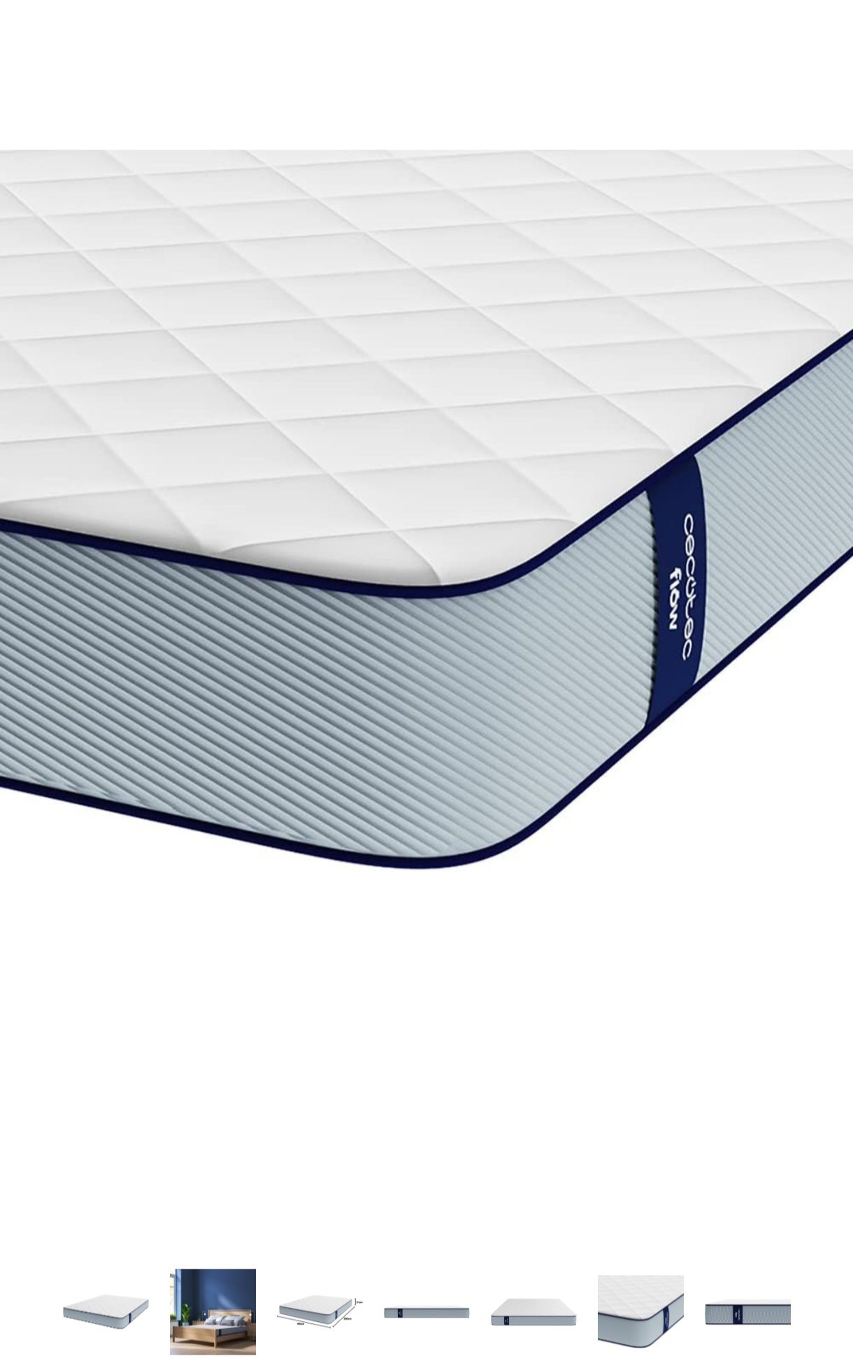 Cecotec AllPerfect Colchão Flow 180 x 200 cm viscoelástico NOVO