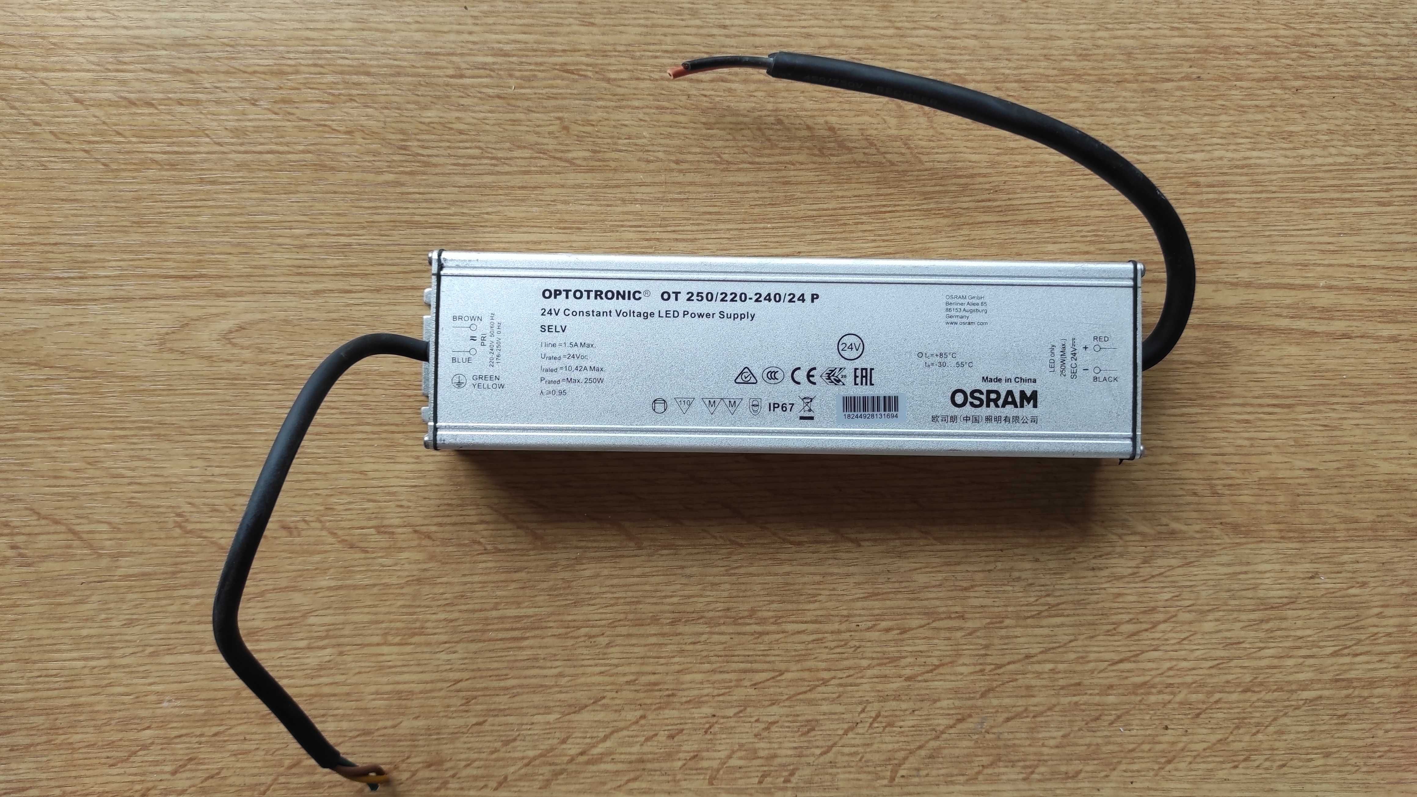 Блок питан Led Driver Osram Optotronic OT 240/220-240/24 P IP67 0-240W