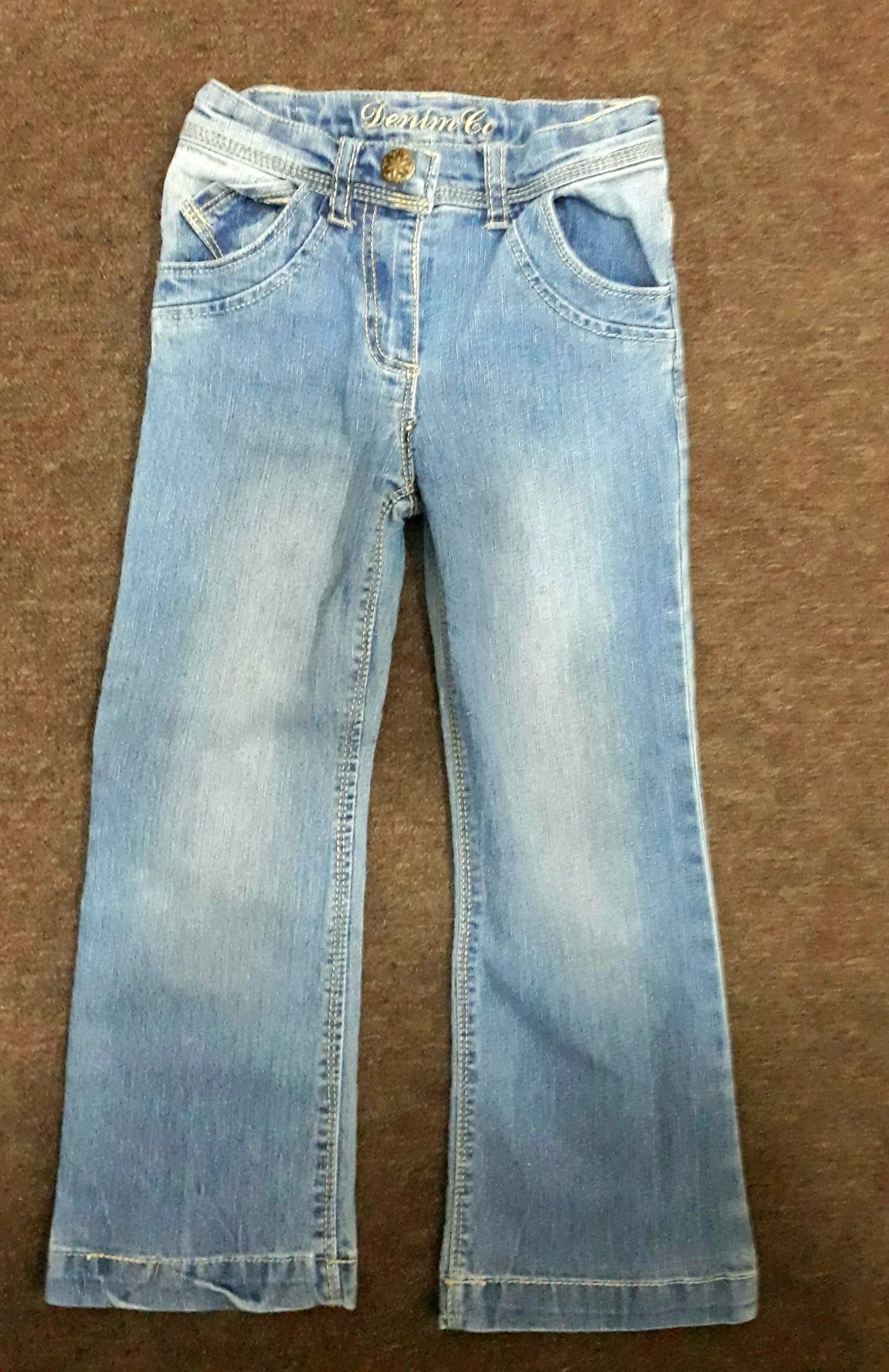 Spodnie jeansowe dziewczece r.116