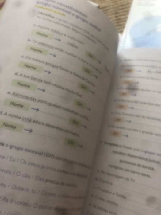 Gramatica de exercicios PLIM 3ano