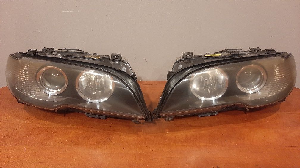 Bmw e46 Lift Cabrio Lampy przód Lewa Prawa Oryginał Ładne