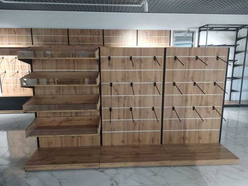 Знижка -20% на стелажі під замовлення. Вітрини, прилавки