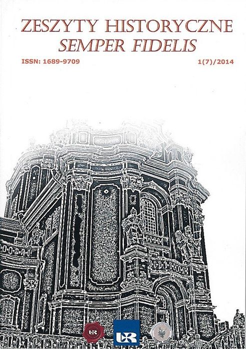 Zeszyty Historyczne Semper Fidelis 1(7) / 2014, praca zbiorowa