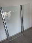 Painel de vidro para banheira