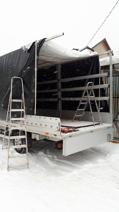 Задній тент на двері. Виготовлення авто дверей до причепів та пландек.