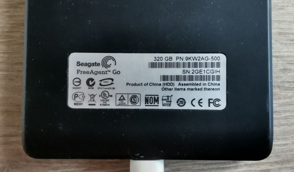 Dysk zewnętrzny Seagate FreeAgent Go 320GB