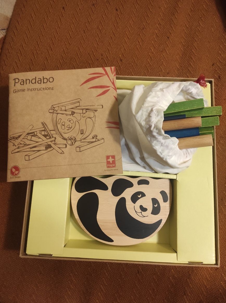 Розвиваюча дитяча тогра, дерев'яна головоломка - балансир "Pandabo".