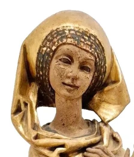 Figura Rzeźba 75 cm św. Elżbieta  XIX w