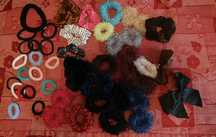 Acessórios de cabelo variados