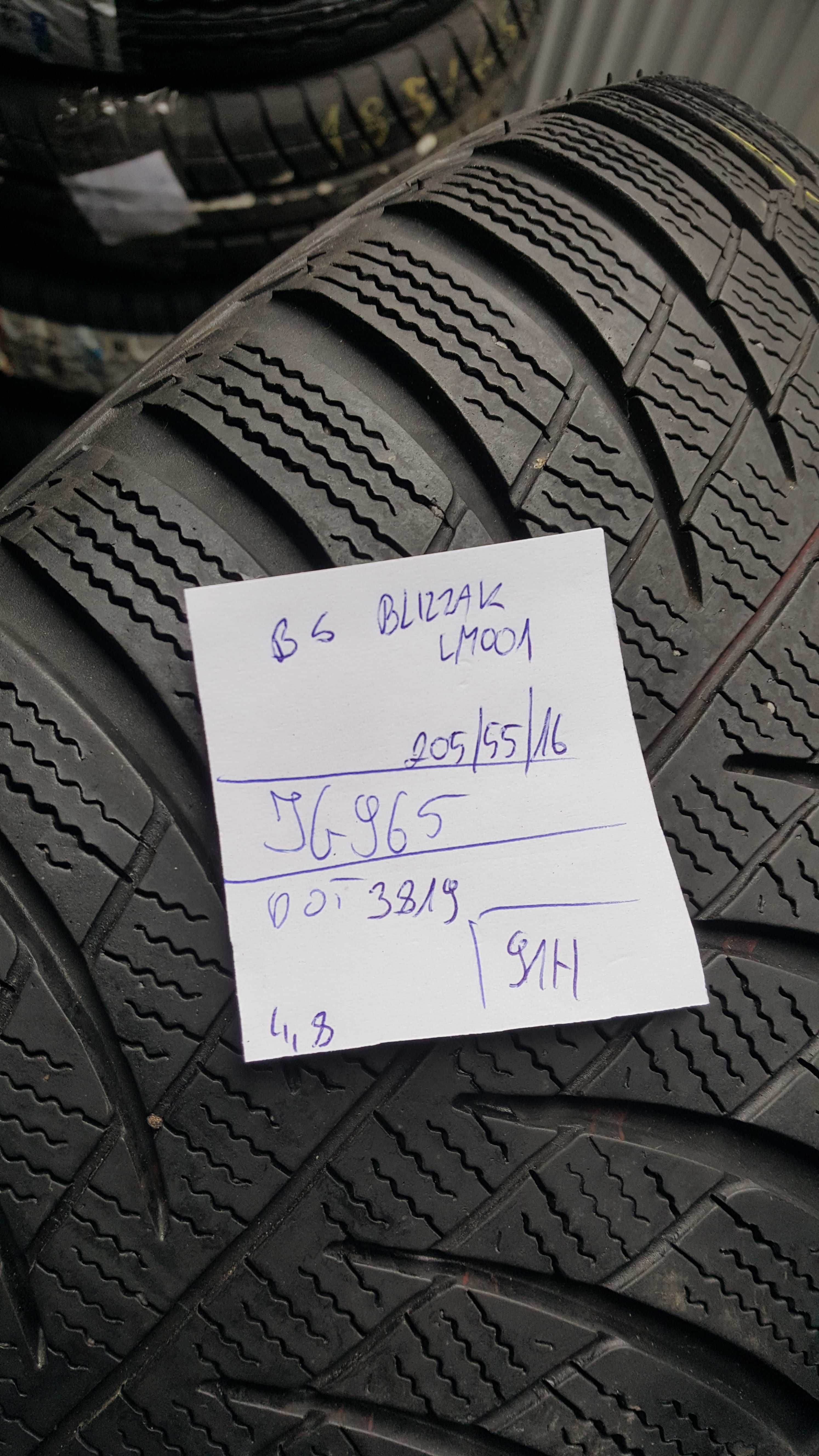 Bridgestone 205/55 r16 Blizzak LM001 /// 5mm!!! 2020r wysyłka