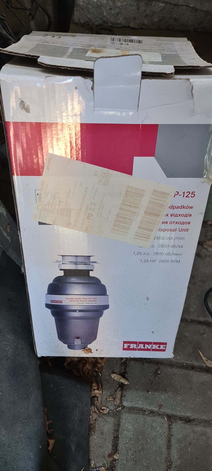 Franke młynek do odpadów Tp-125