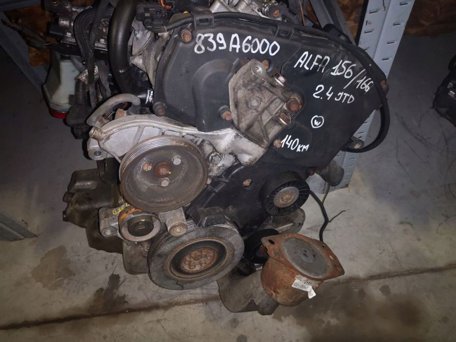 SILNIK ALFA ROMEO 156 166 2.4 JTD 140KM 839A6000