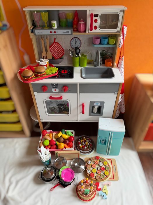 Cozinha de brincar + acessórios