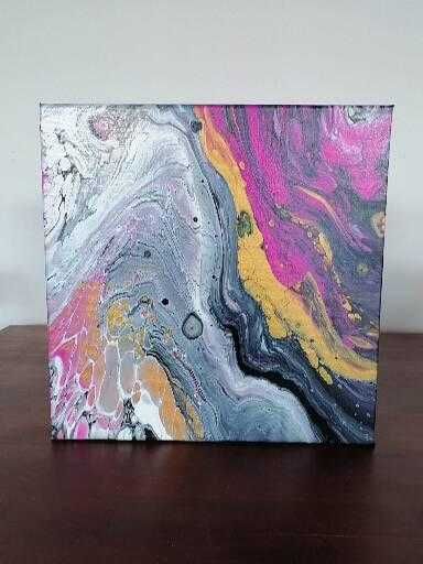 Quadro Abstrato – Fluxo Cósmico