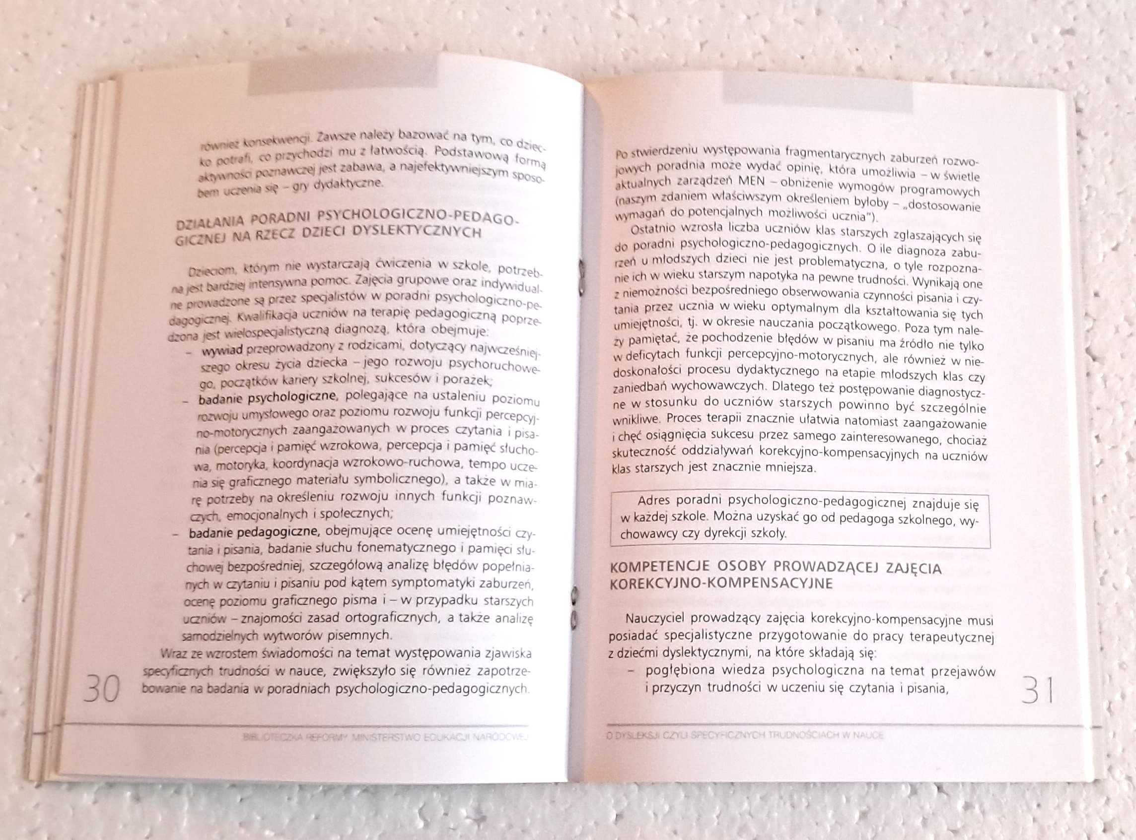 O dysleksji, czyli specyficznych trudnościach w nauce