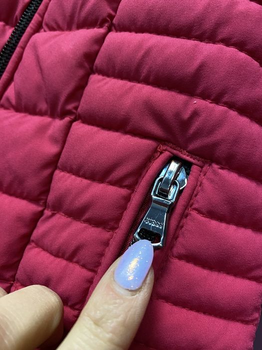 Guess kurtka pikowana ramoneska przeciwdeszczowa pink flo neon