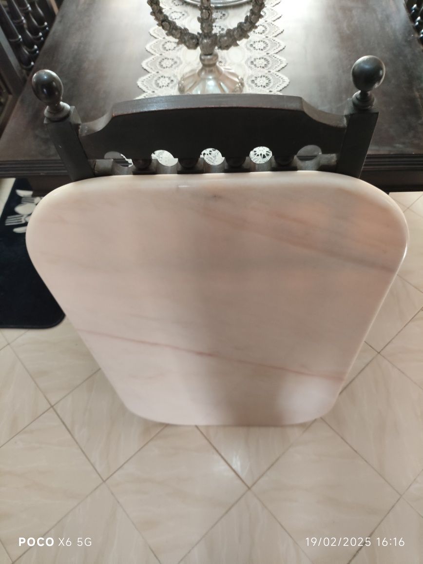 Pedra mármore Branca  100x60x2 cm
