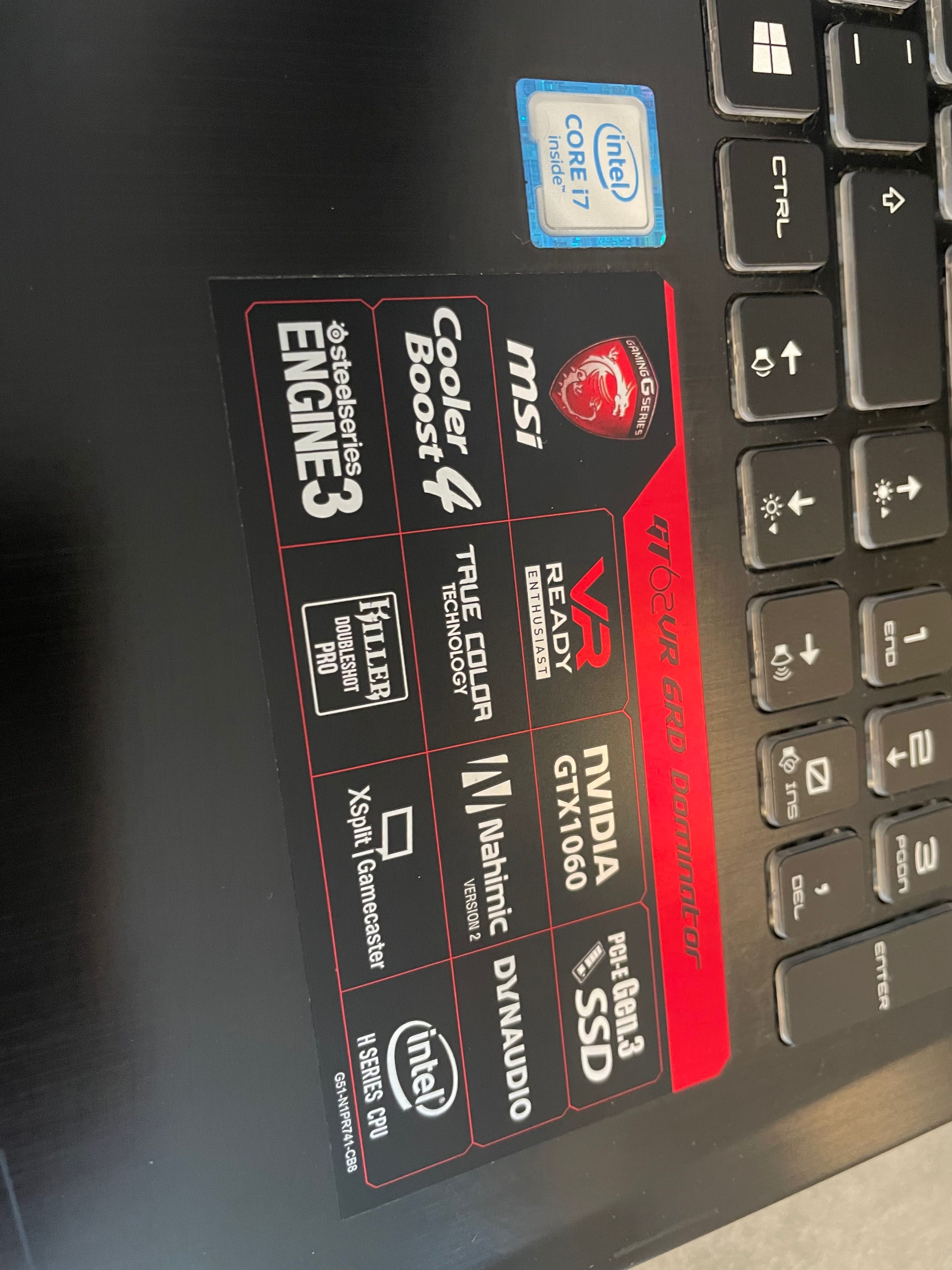 gamingowy msi gt62 vr 6rd dominator