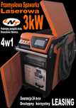 Spawarka laserowa 3kW 3000W podwójny podajnik drutu
