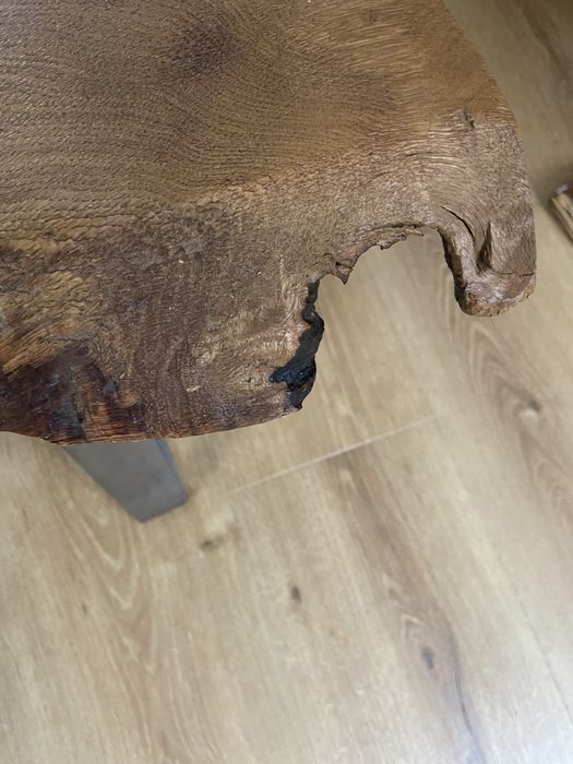 Stolik kawowy 102x45-50 cm , lite drewno debowe