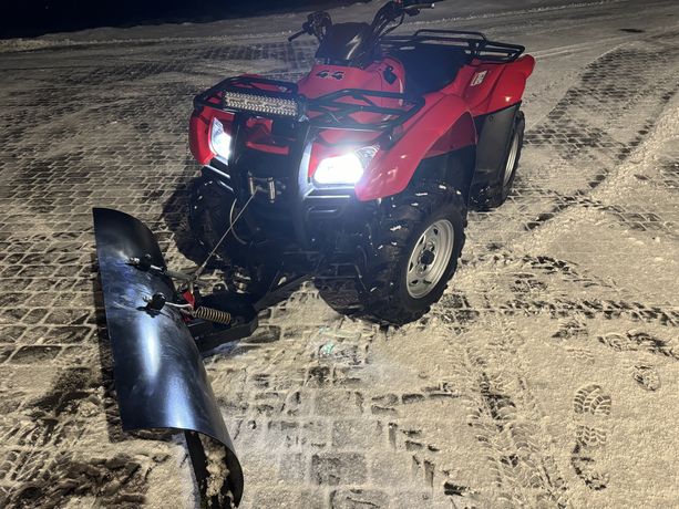 Quad honda trx 420 rancher 4x4 pług wyciągarka