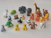 ZOO i FARMA zwierzęta  małpka krokodyl tygrys żółw orygin LEGO DUPLO