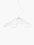 Lampa wisząca Westwing Silvan 59 cm biały