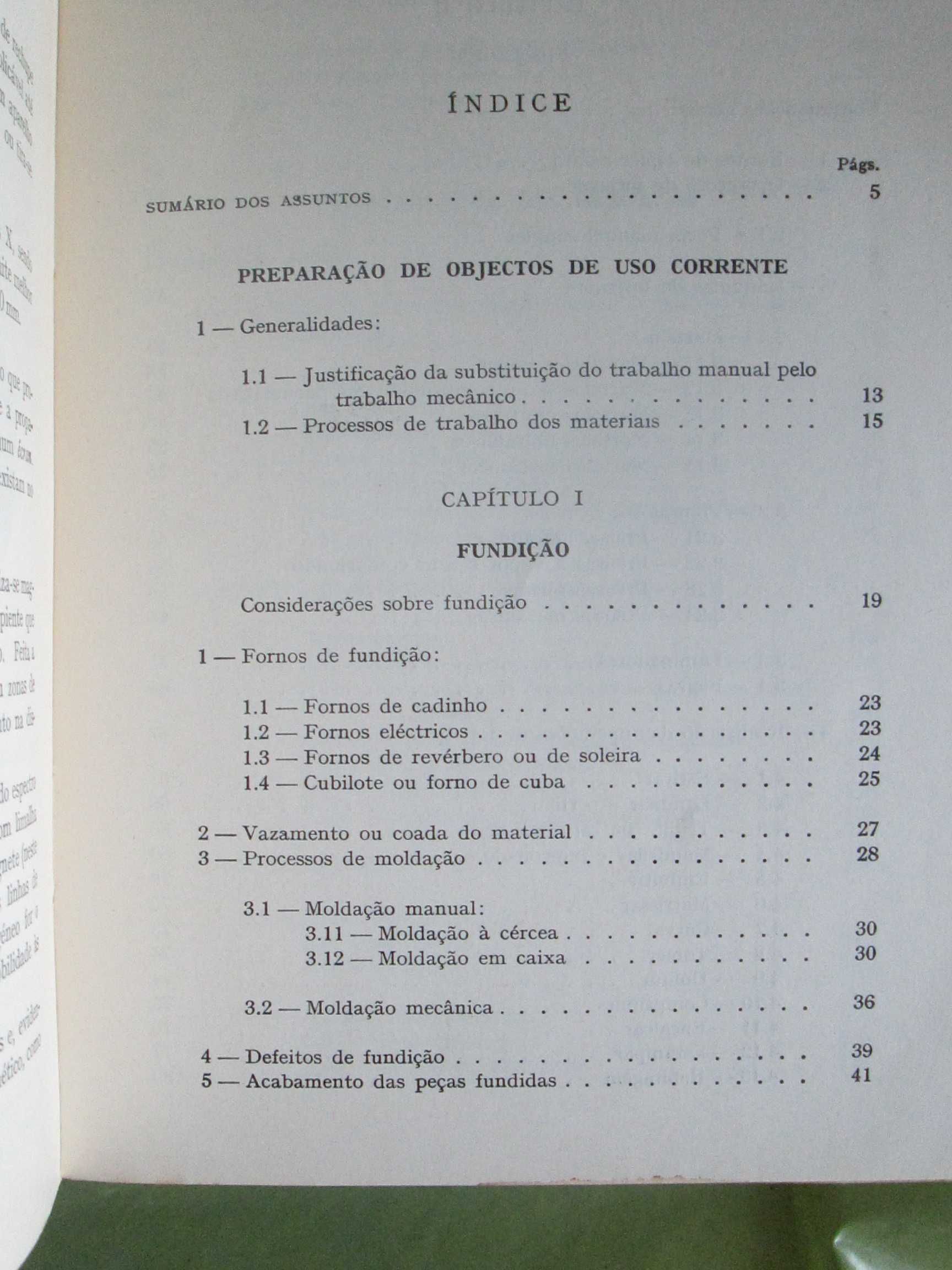 Tecnologia Mecânica (Fundição, Forjagem, Ajustagem), A. Teixeira Rocha