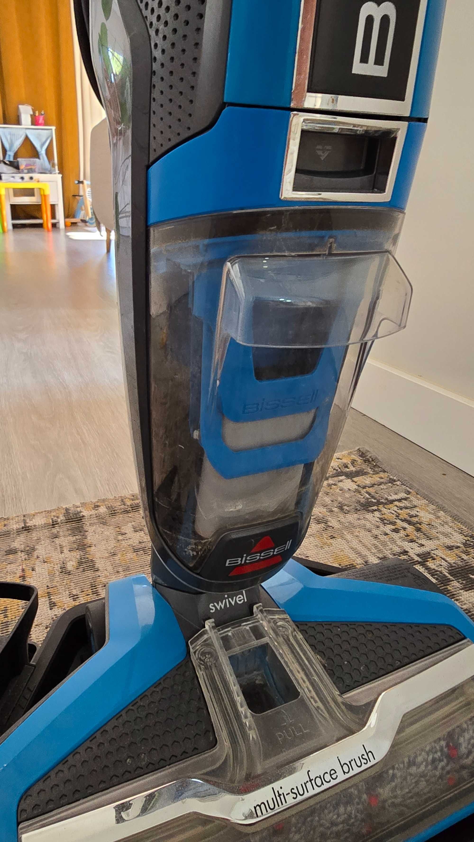 Aspirador vertical bissell croswave lava e aspira