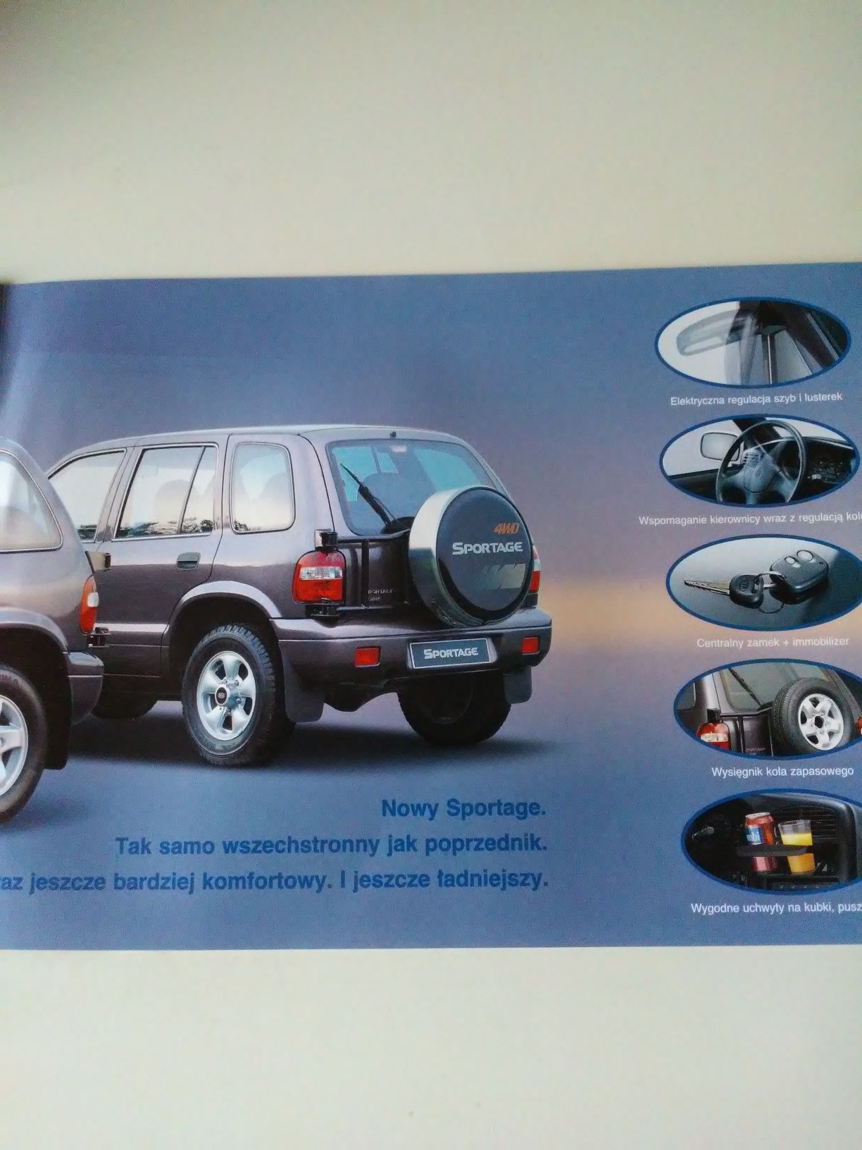 Prospekt samochodowy Kia Sportage