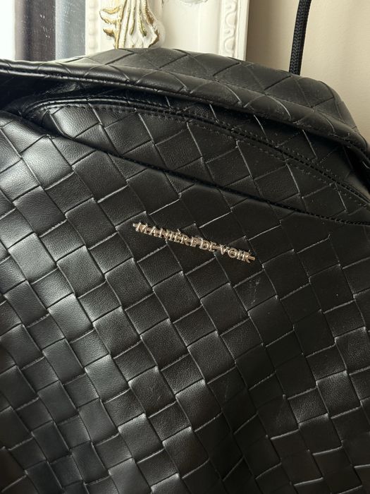 Шкіряний укорочений жакет