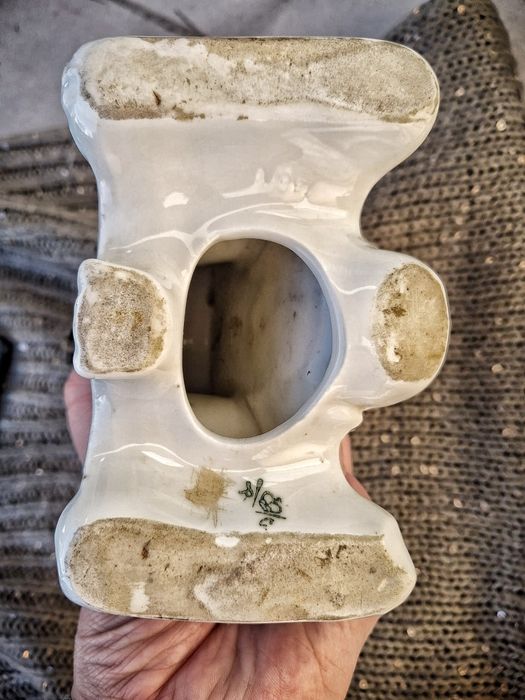 Zegar porcelanowy, antyk, rarytas, XIX wiek