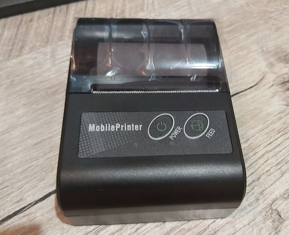 Портативный термопринтер Bluetooth для печати чеков 58мм