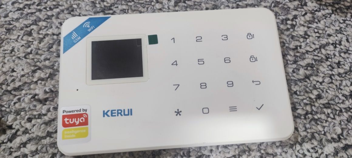 Gsm WiFi сигналізація Kerui з датчиком диму