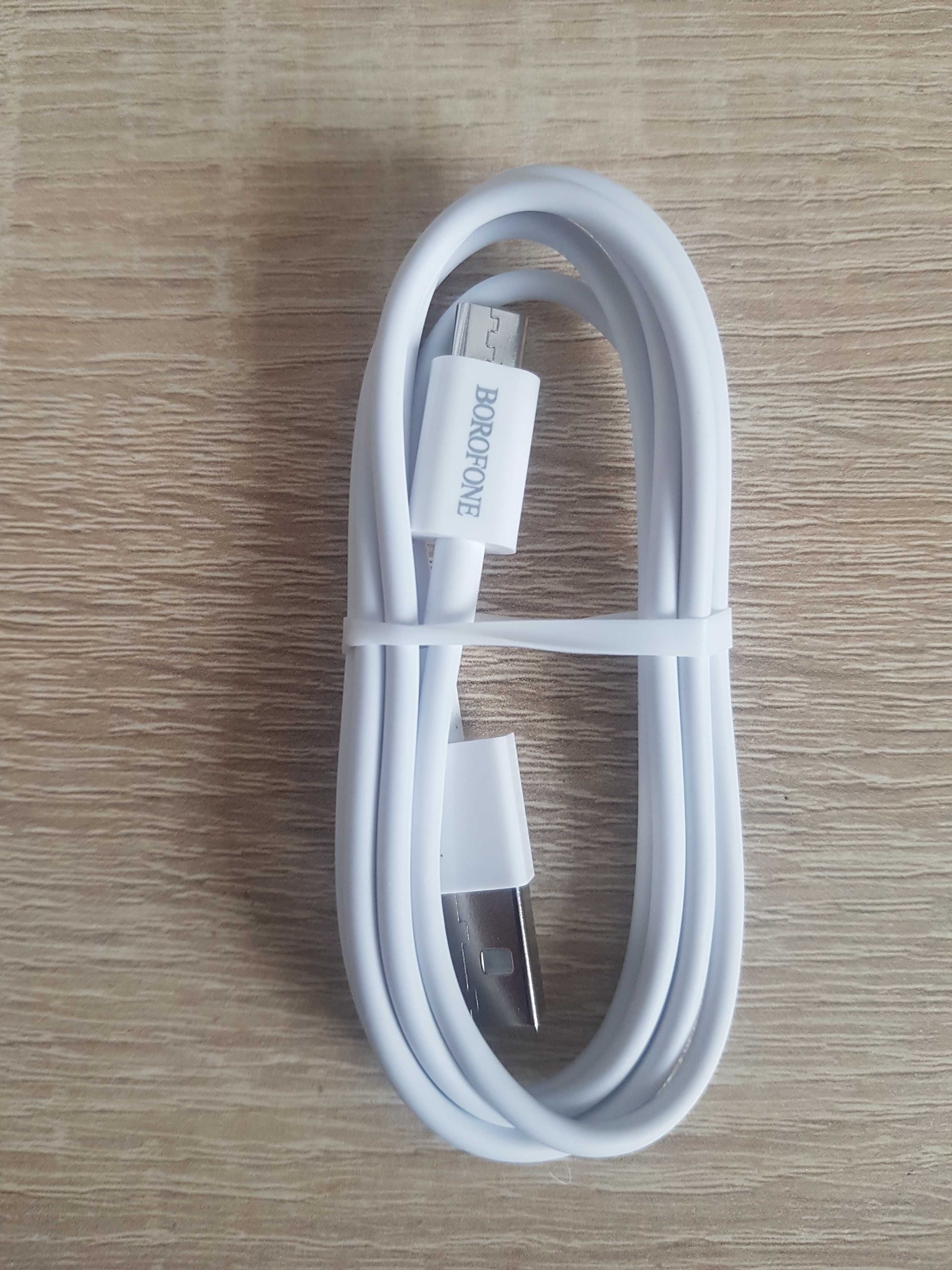 Kabel Borofone BX22 Bloom - USB na Micro USB - 2,4A 1 metr biały