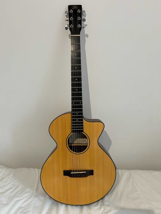 Violão acústico SX de cordas de aço / Guitarra acústica SX / 90 euros