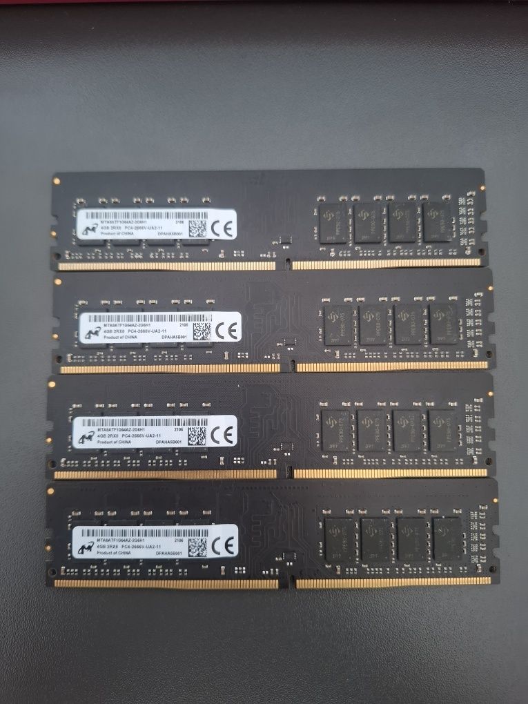 Оперативная память ddr4 16 gb 4x4gb 2666МГц