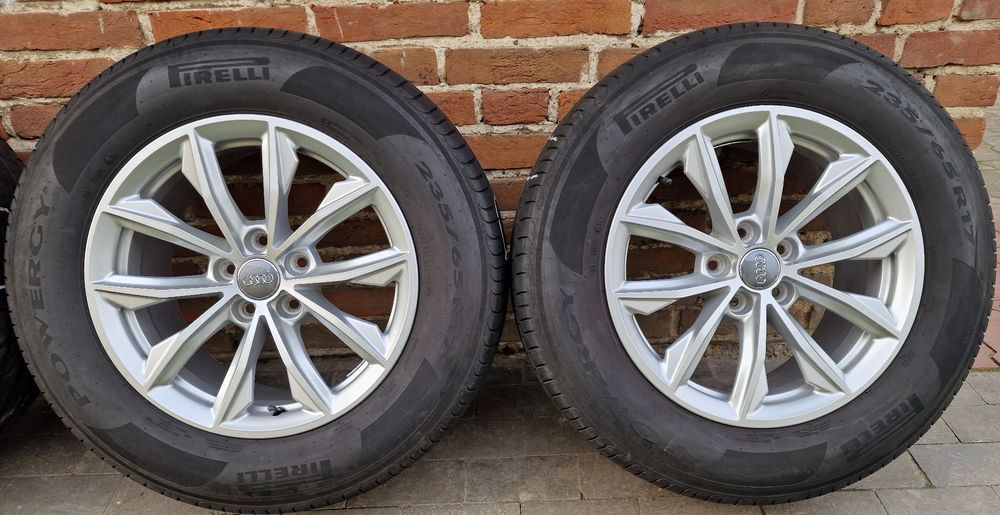Koła letnie alufelgi Audi A6 A5 A4 Q3 Q5 5X112

235/65 R17 VW SKODA
