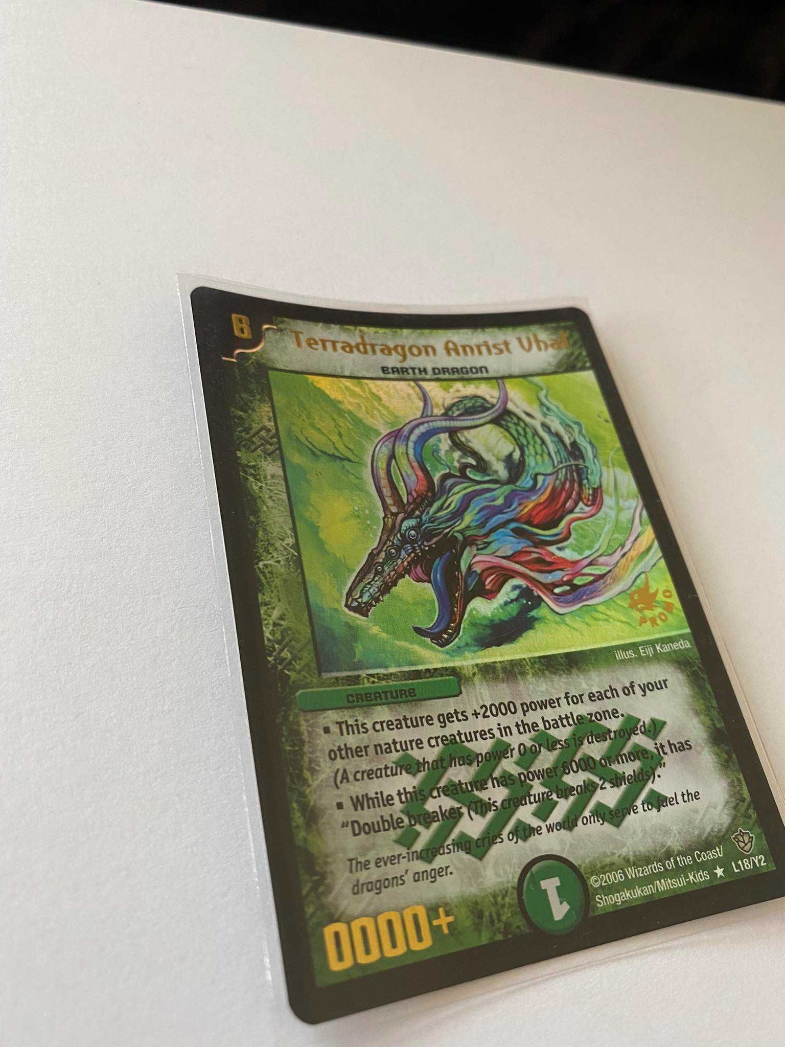 Terradragon Anrist Vhal HOLO PROMO Karty Duel Masters
