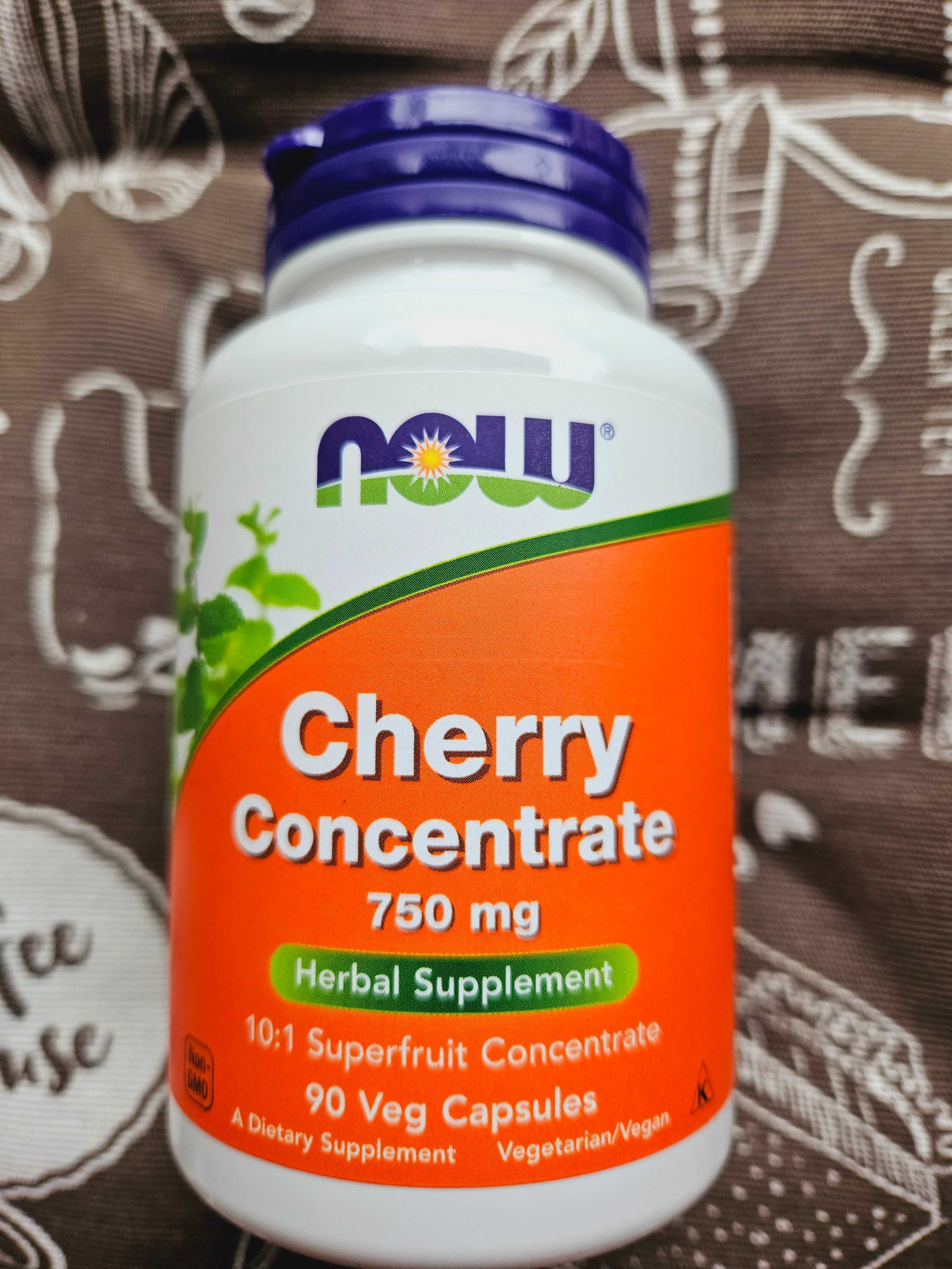 NOW Foods Cherry Concentrate Екстракт дикої вишні 750 mg 90