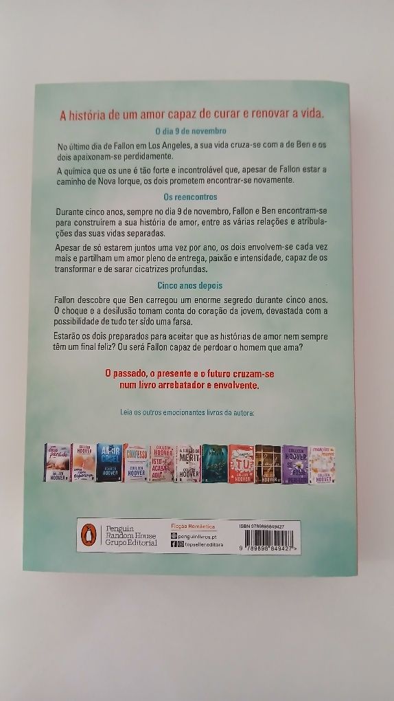 9 de Novembro - Colleen Hoover