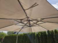 Duży parasol ogrodowy 300x400cm regulowany, użyty kilka razy