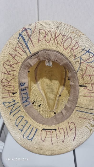 Chapéu original de viajante