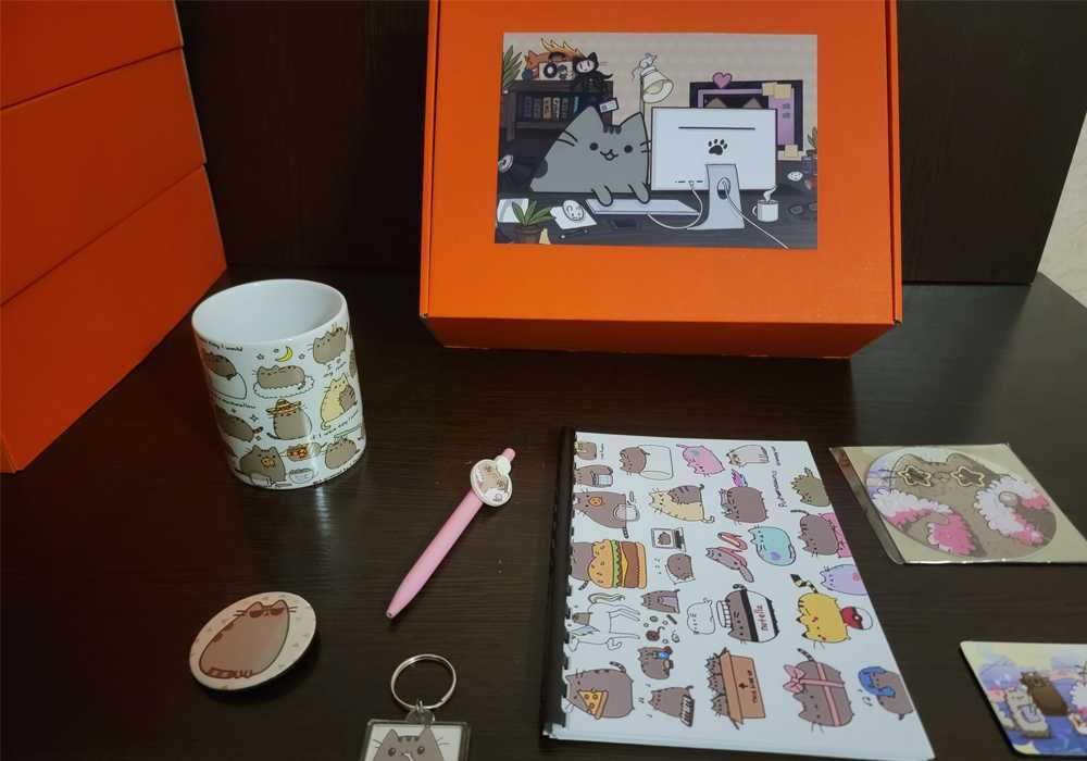 Подарунковий бокс Pusheen • Набір кіт Пушин • Pusheen cat