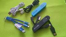 Kabel 3w1 30-PIN iPhone 4 & Lightning (iPhone 5) & micro USB