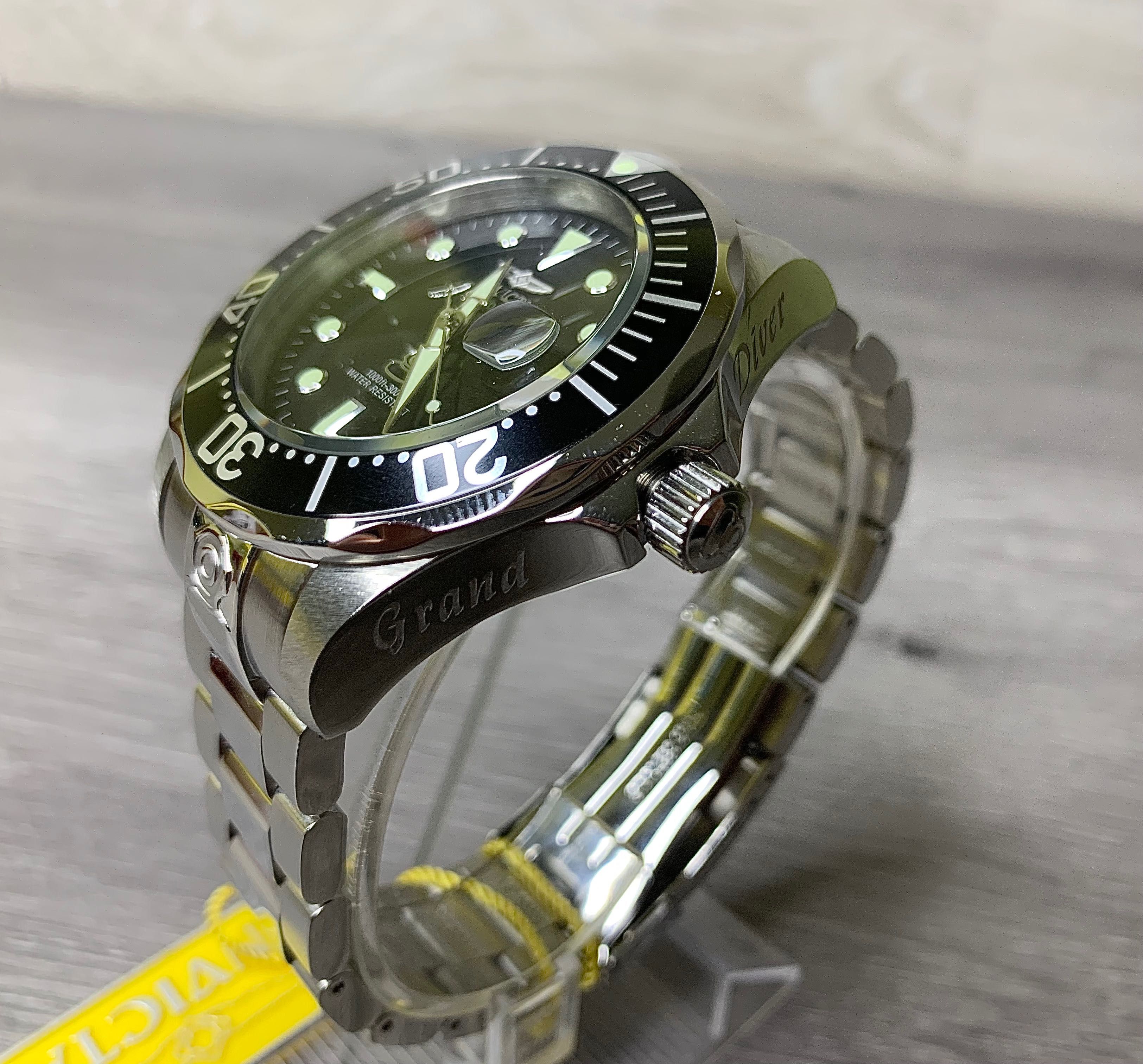 Розпродаж! Чоловічий годинник INVICTA GRAND DIVER 3044 Механіка