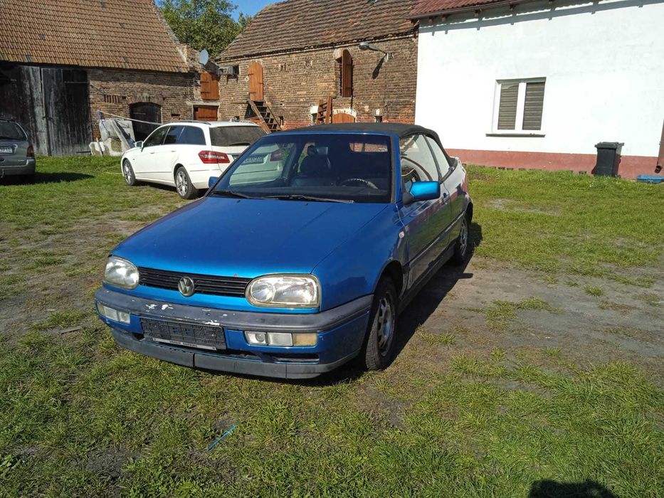 VW Golf 3 kabrio 1.9 tdi nowy dach sprawny