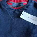 Tommy Hilfiger Sweter męski ciemny granat nowy