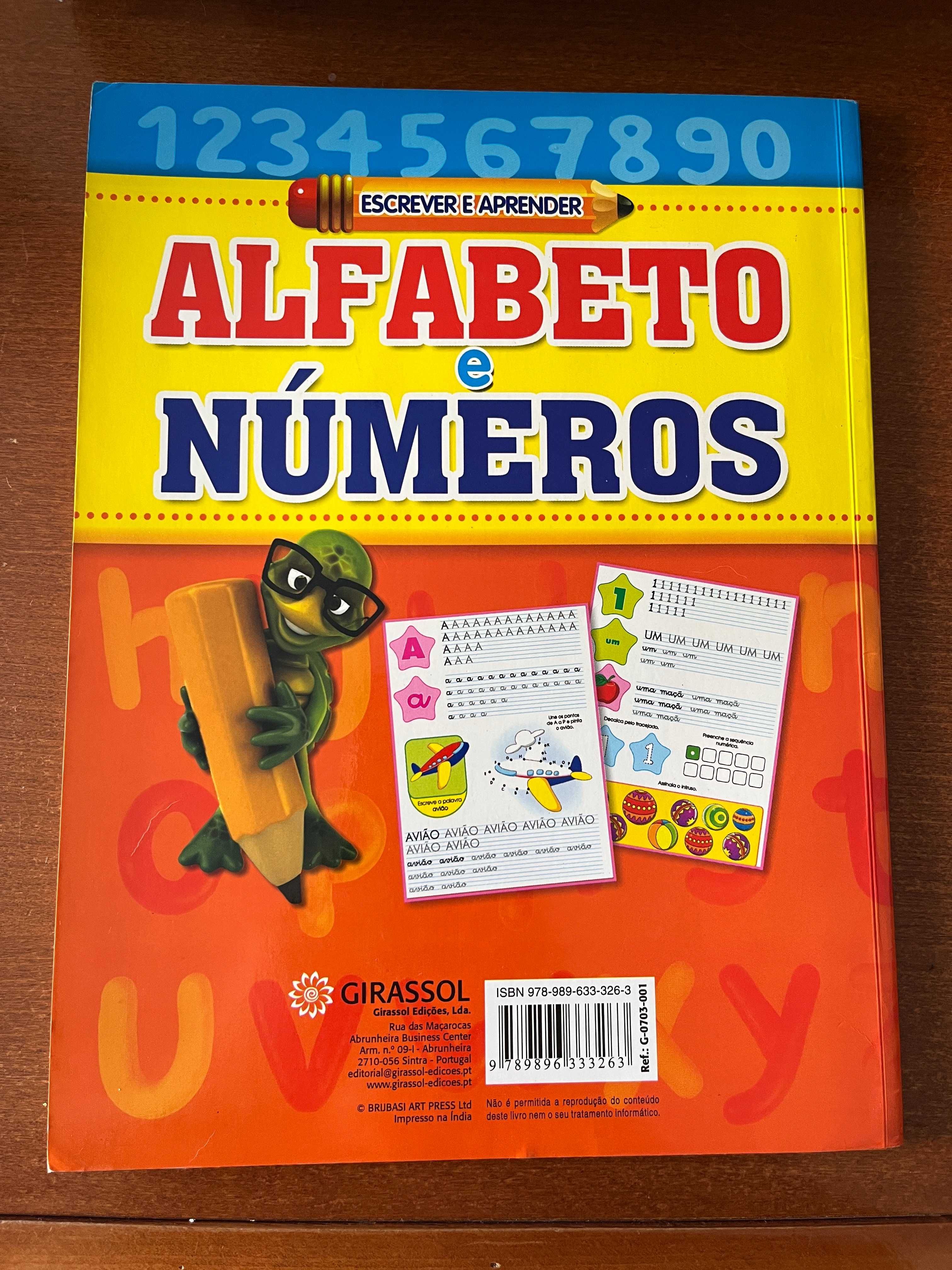 Livro Atividades Novo - Alfabeto e Números - Girassol